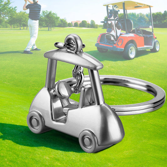 Golf Cart Keychain Key Ring Creative Car Key Chain