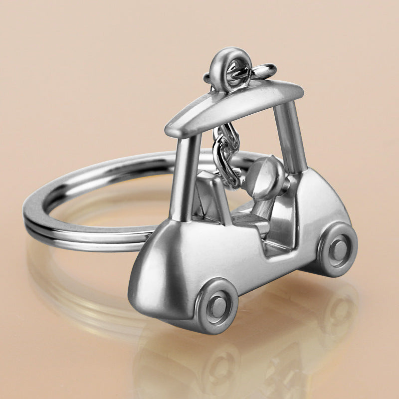 Golf Cart Keychain Key Ring Creative Car Key Chain
