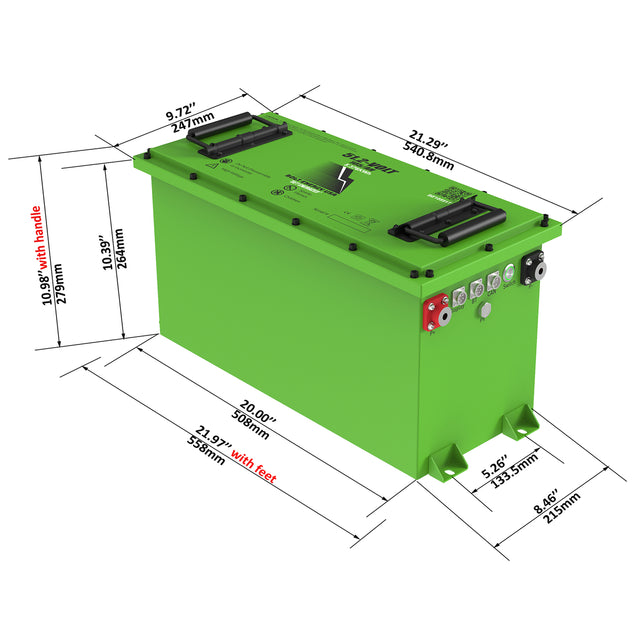 Bolt Energy EZGO TXT 48V, Express, 51V 105AH Thin Battery Bundles