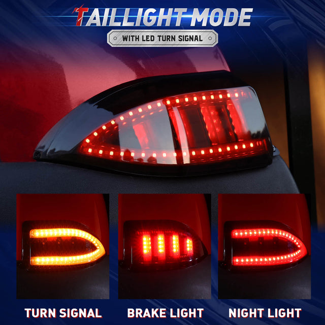 NOKINS Deluxe Plus LED Light Kit for Club Car Tempo/Onward Golf Cart