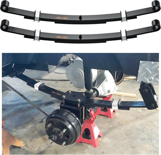 10L0L Golf Cart Heavy Duty Rear 3-Leaf Spring Kit