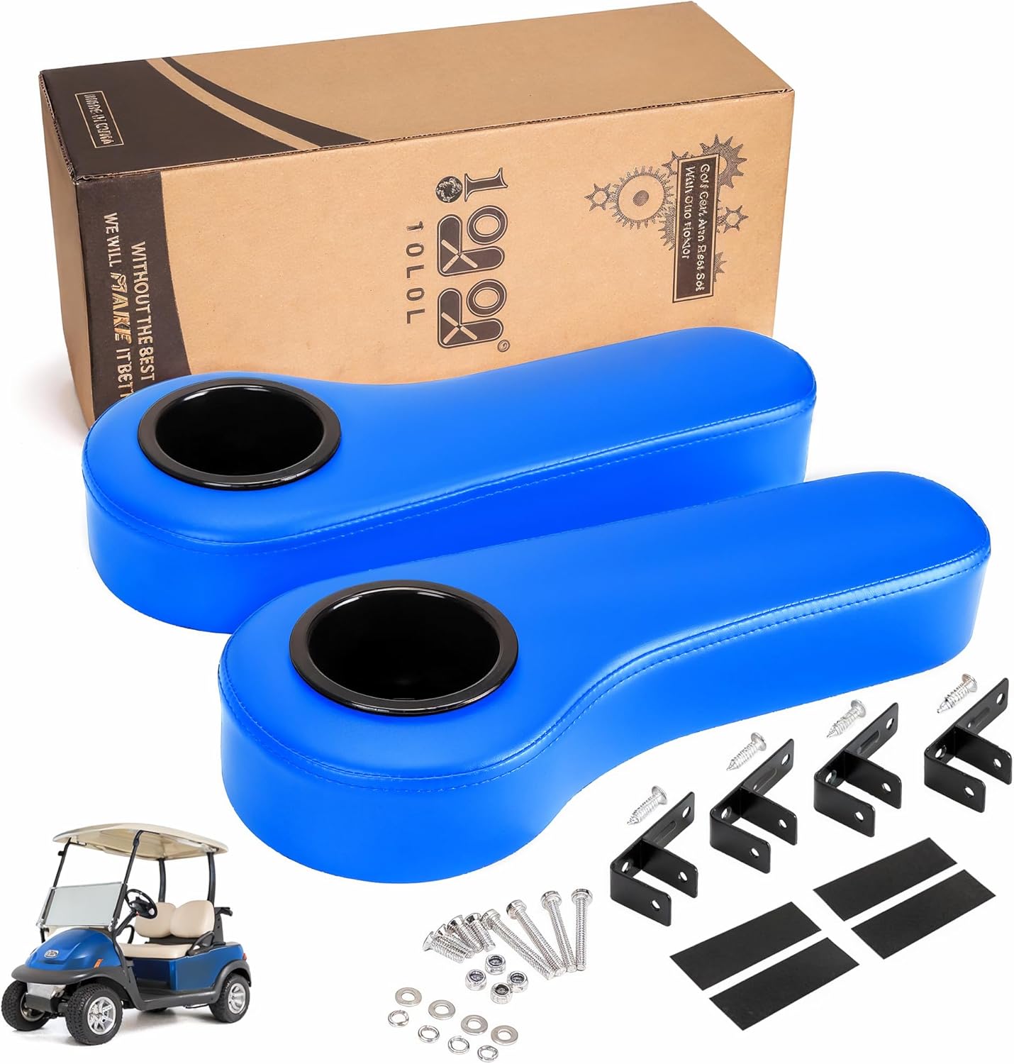Golf Cart Armrest Blue