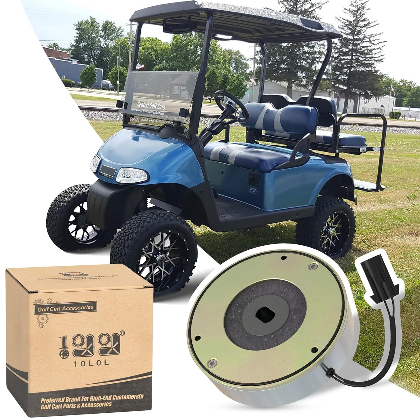 Upgraded Golf Cart Motor Brake for EZGO RXV 48 Volt Electric - 10L0L
