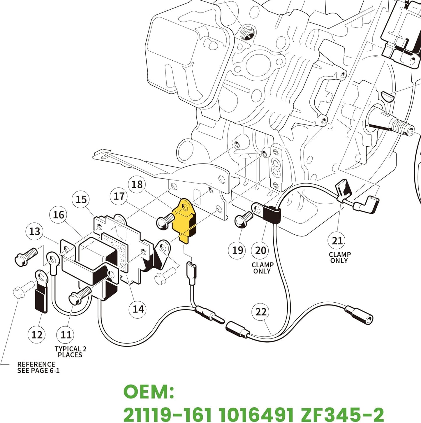 Golf Car Ignition Module for Club Car DS Gas
