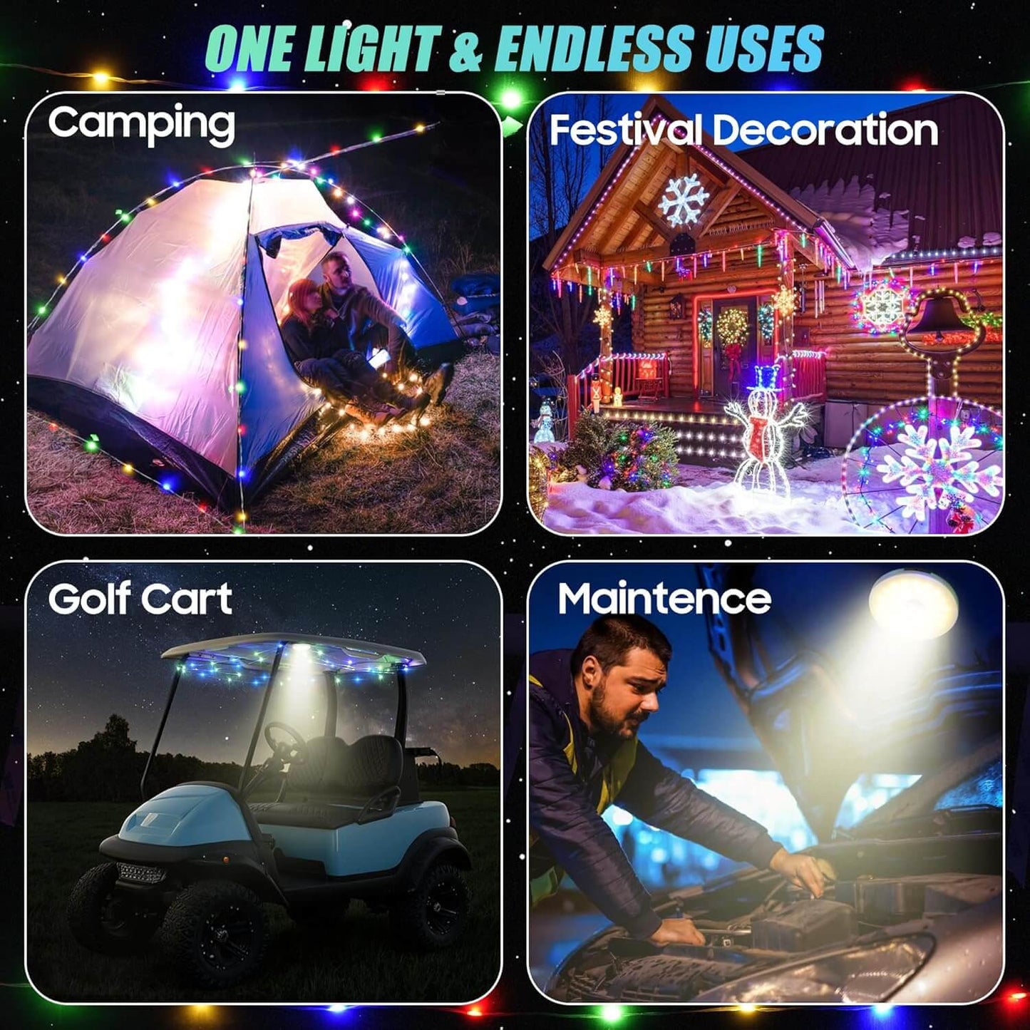 One lamp for multiple uses