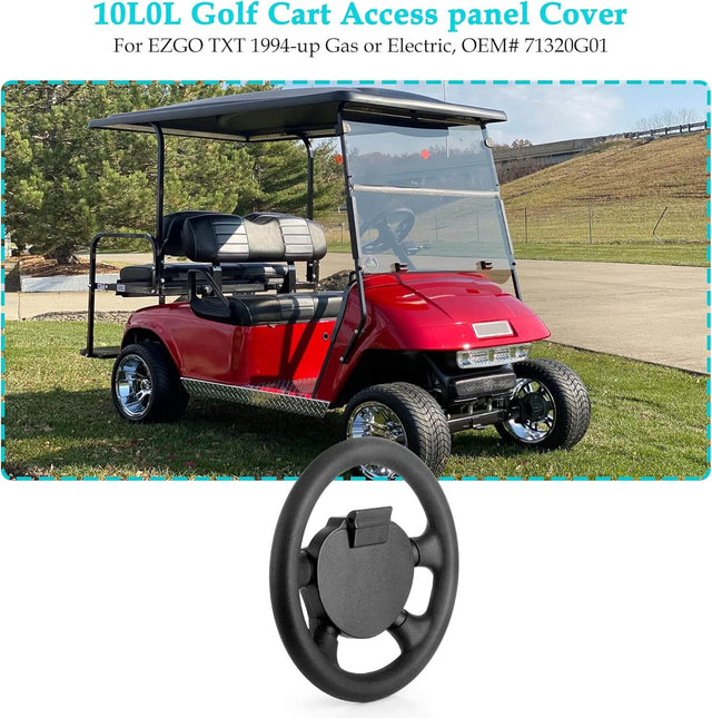 Replacement steering wheel for EZGO golf cart