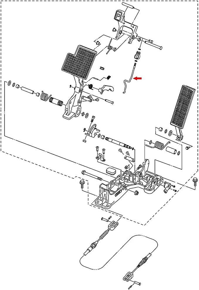 Golf Cart Parking Connection Screw Return Spring