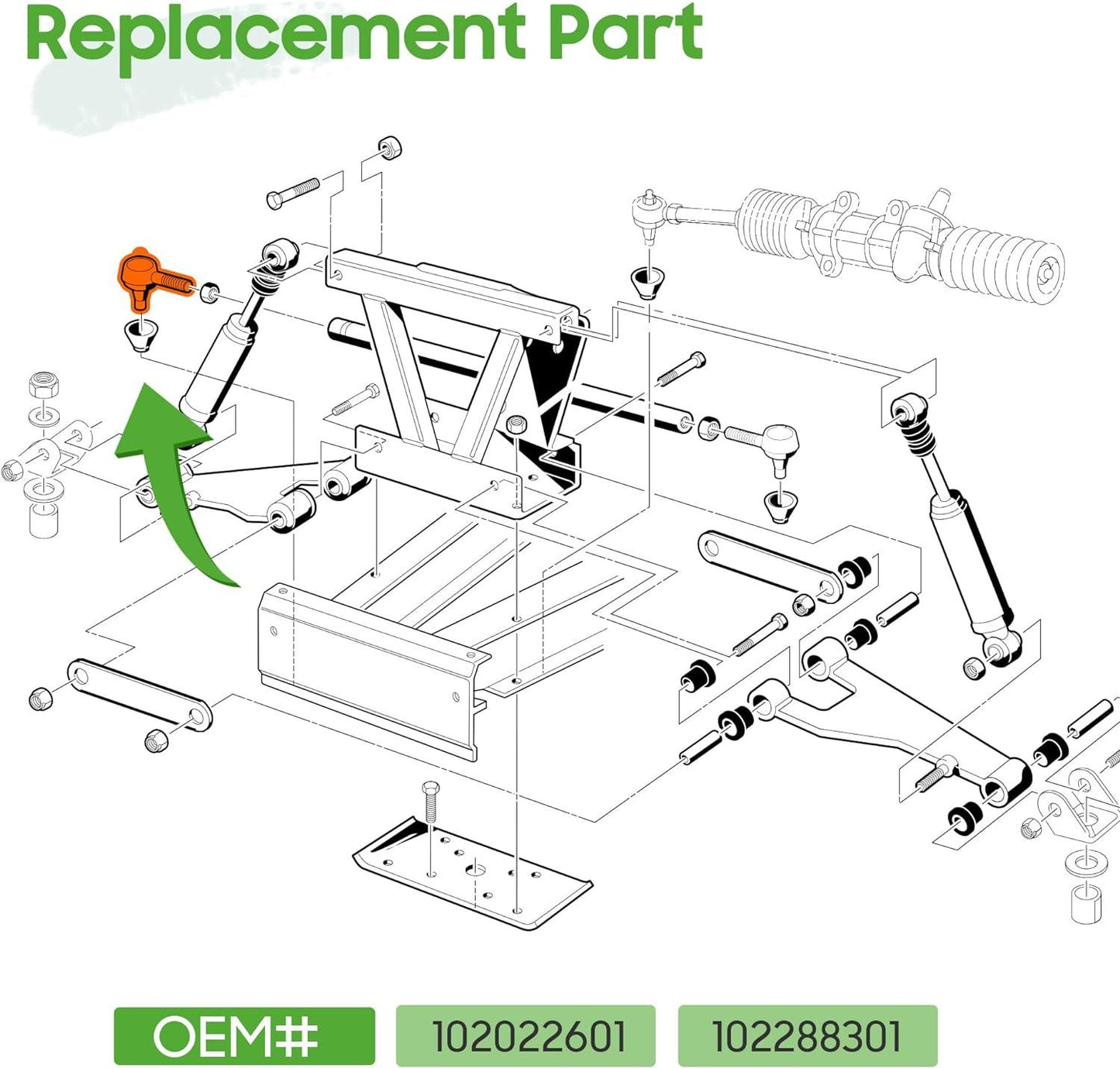 Installation of golf cart tie rod ends