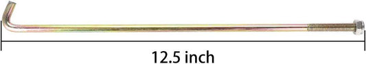 Golf Cart Zinc Plated Battery Hold Down Rod Size