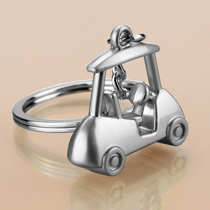 Golf Cart Keychain Key Ring Creative Car Key Chain