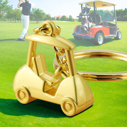 Golf Cart Keychain Key Ring Creative Car Key Chain