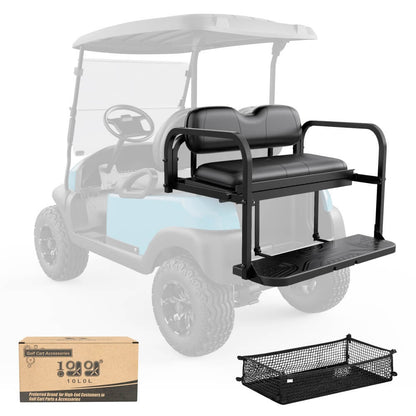 Golf Cart Back Seat Black