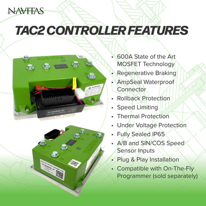 Navitas DC to AC Conversion Kit for Club Car Onward, Tempo, and Villager 4 with APPS Throttle 2022-Up - 5KW AC Motor &
