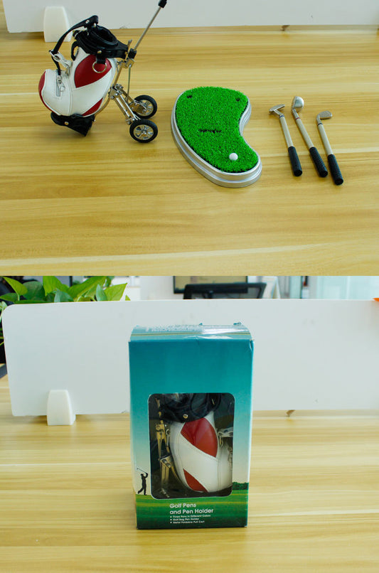 Creative golf cart with pen