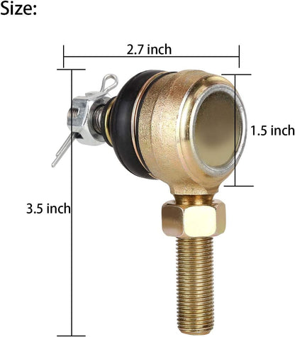 Golf Cart Tie Rod End Kit for Club Car DS 1976-2008 Gas & Electric|10L0L