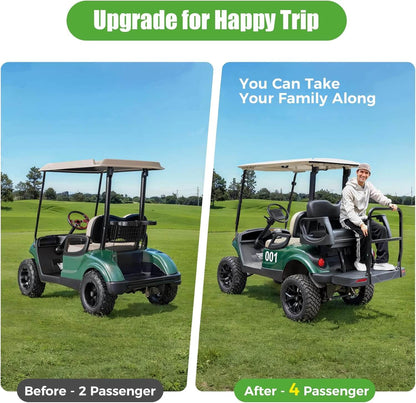 10L0L Golf Cart Rear Flip Seat Kit