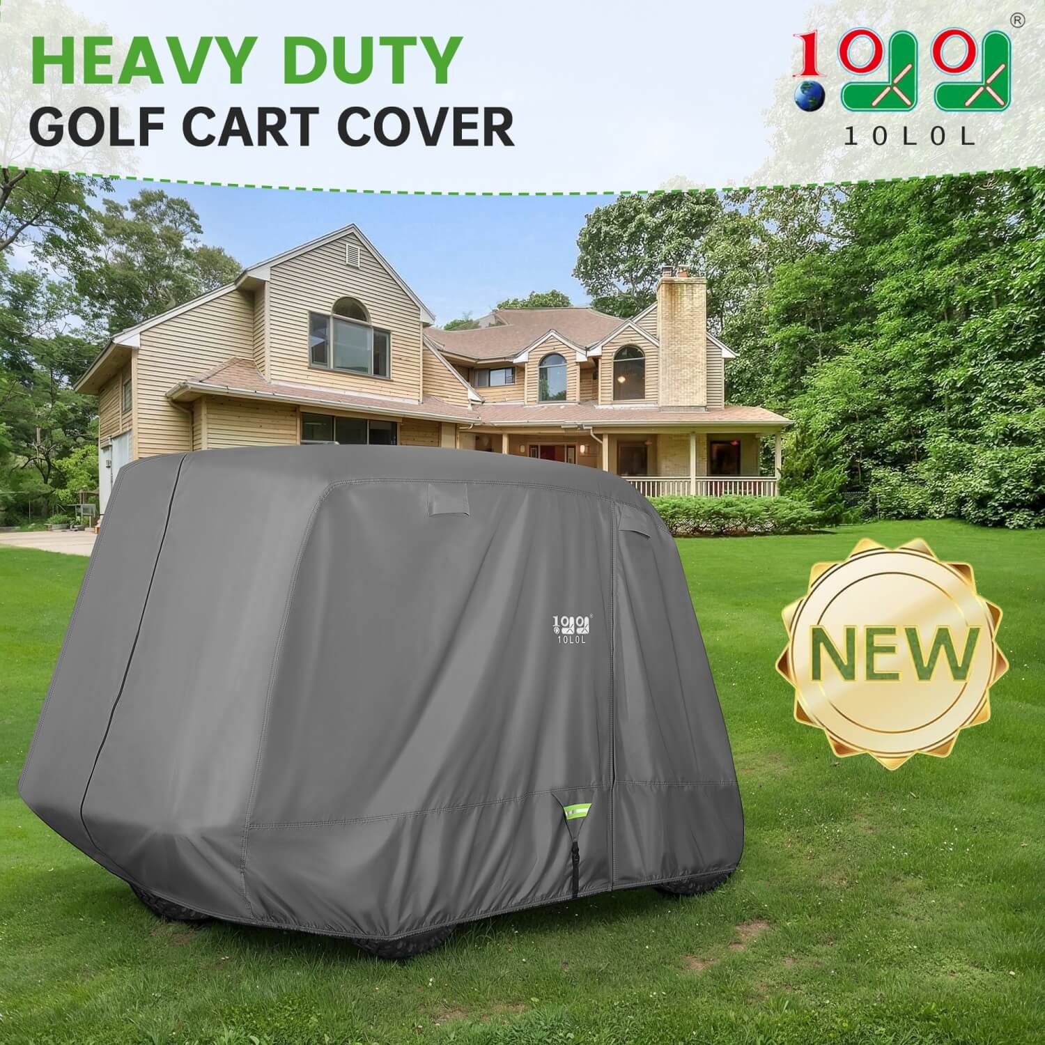 2/4/4+2 Passenger Golf Cart Cover