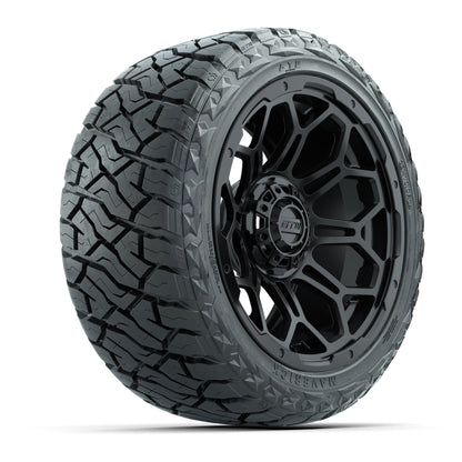 14" GTW Bravo Matte Black Wheels & 23" Maverick All-Terrain Tire Package