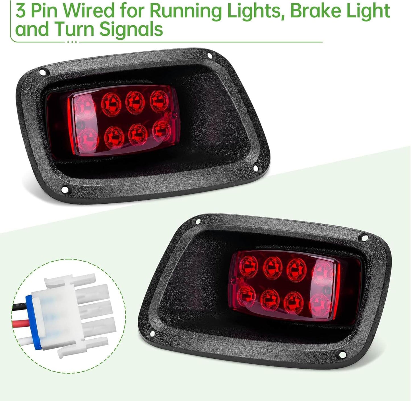 EZGO TXT Golf Cart Headlights