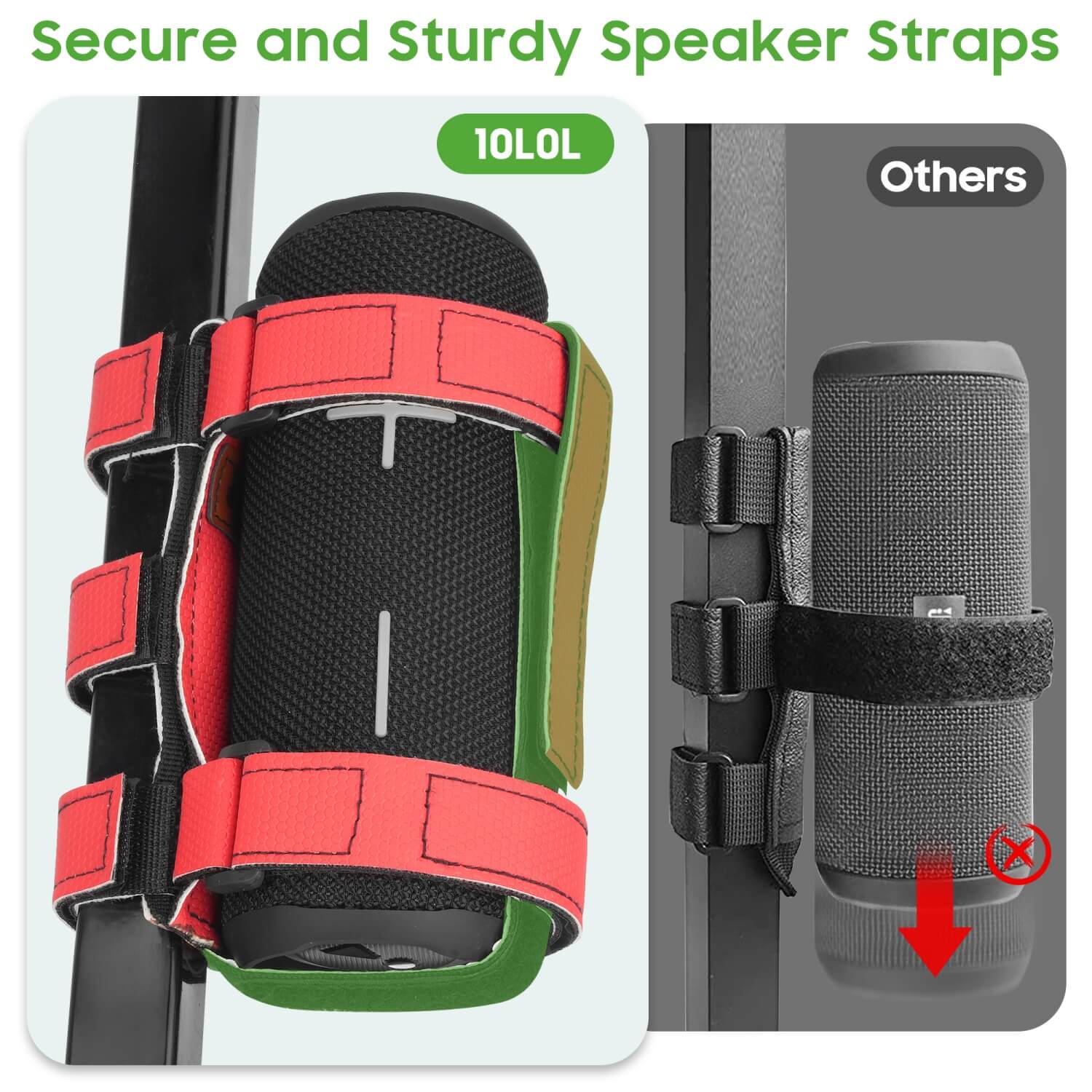 Secure and Sturdy Speaker straps