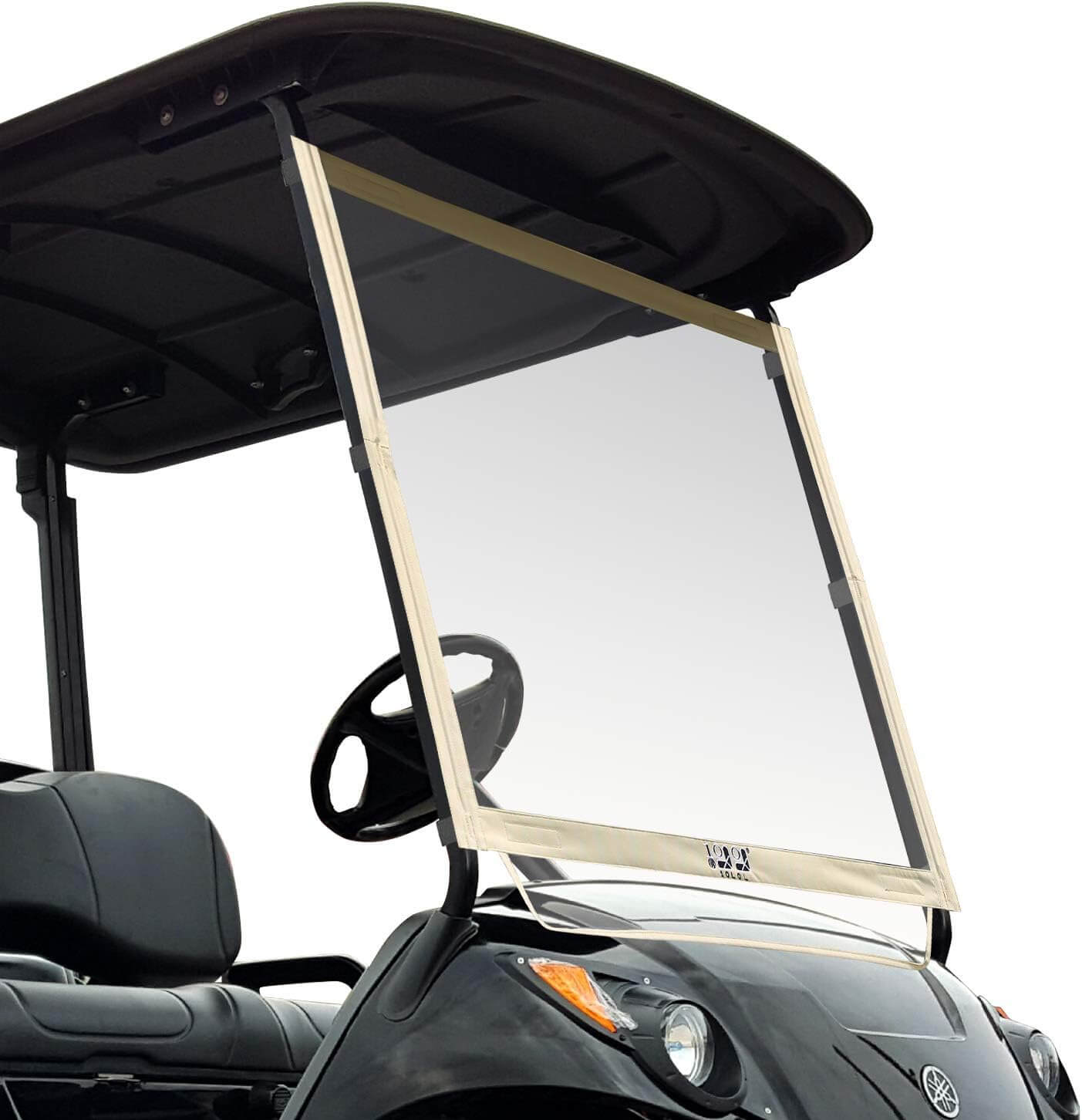 10L0L Golf Cart Plastic Windshield for 2007-2016 Yamaha G29 Drive