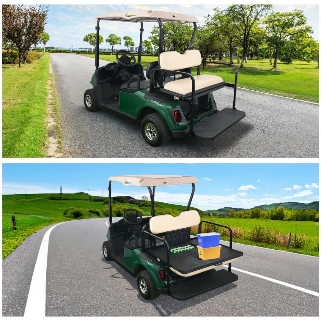 Golf Cart Folding Rear Seat Kit for EZGO RXV