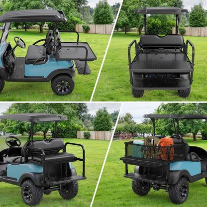Heavy Duty Multi-Function Golf Cart Back Seat