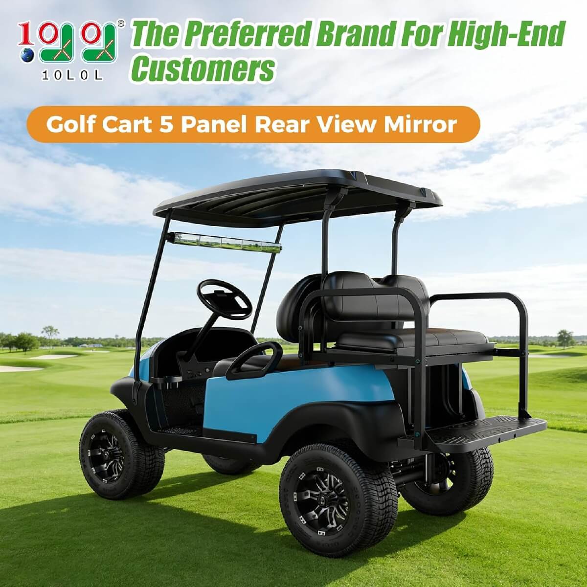 10L0L Universal Golf Cart Mirror