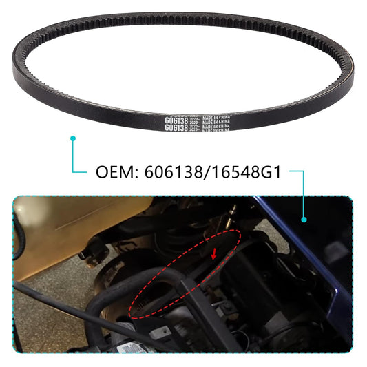 10L0L Starter Generator Belt for EZGO Gas RXV & TXT