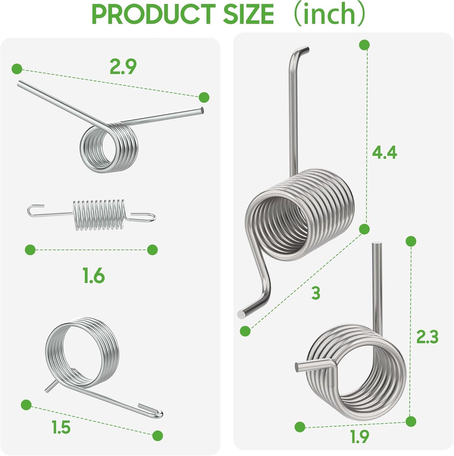 Golf Cart Brake Pedal Hook Spring Kit, Return Spring for Yamaha G29 Drive 2007-2012.5 - 10L0L