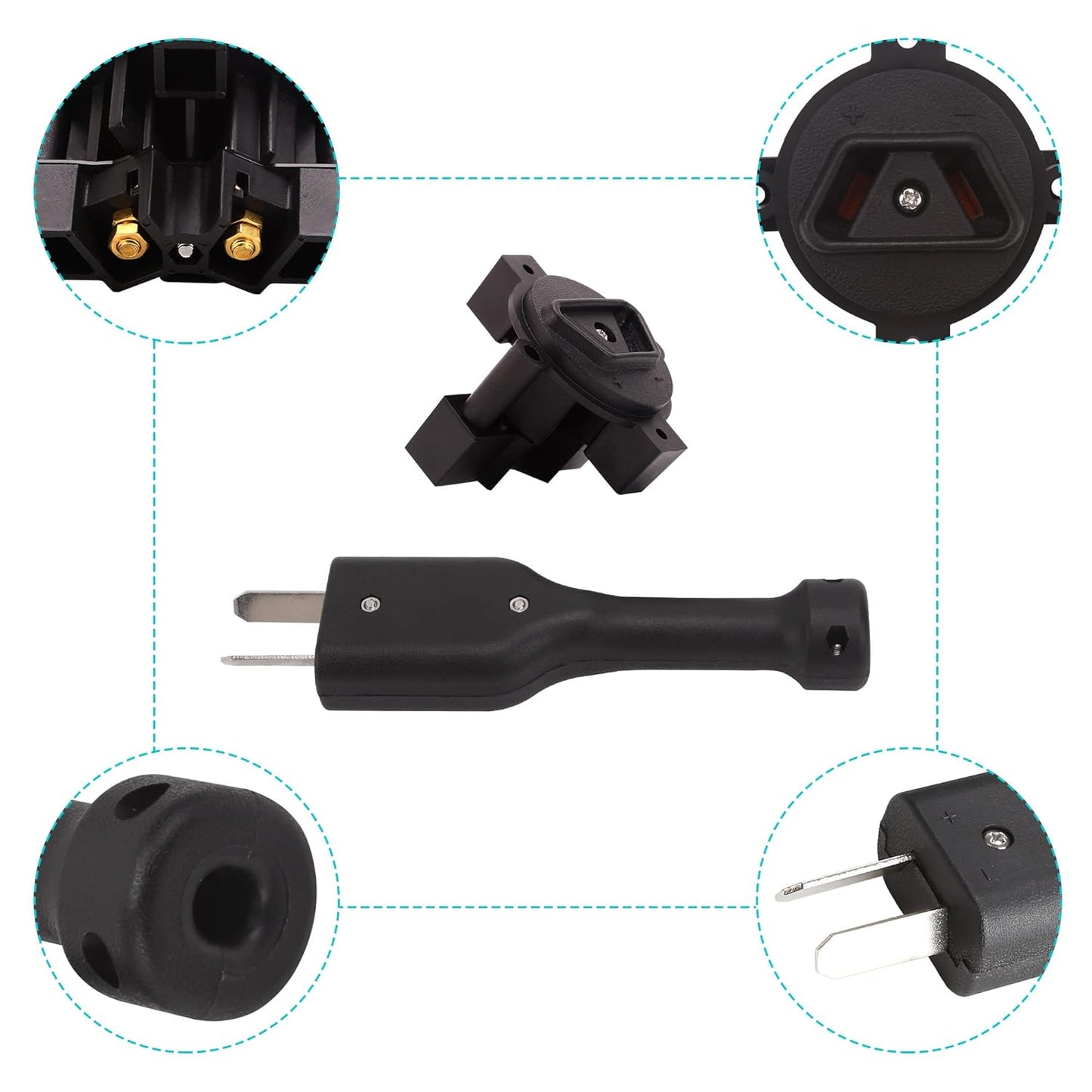 Golf Cart Charger Plugs and Sockets