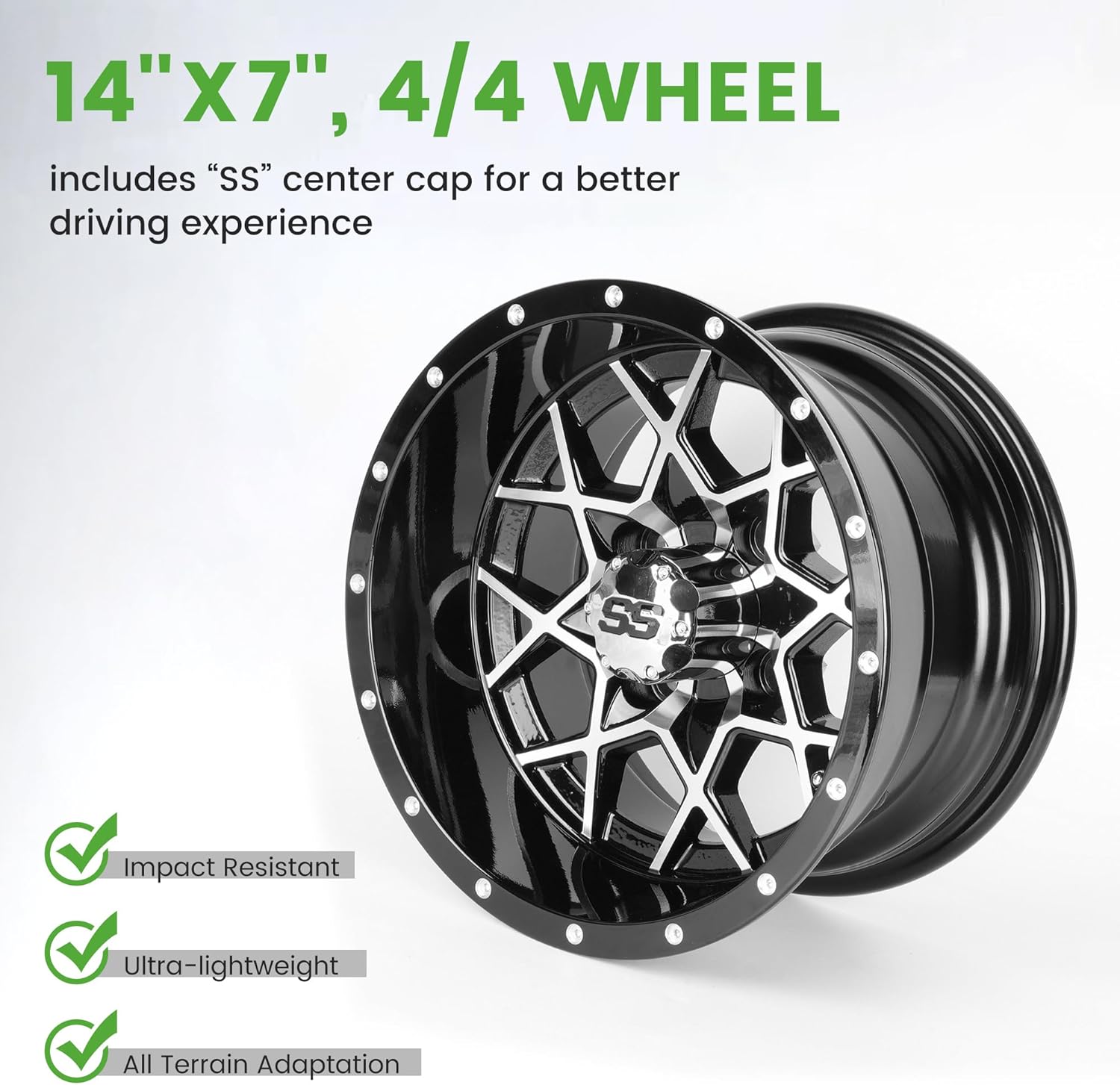 14 inch golf cart wheels