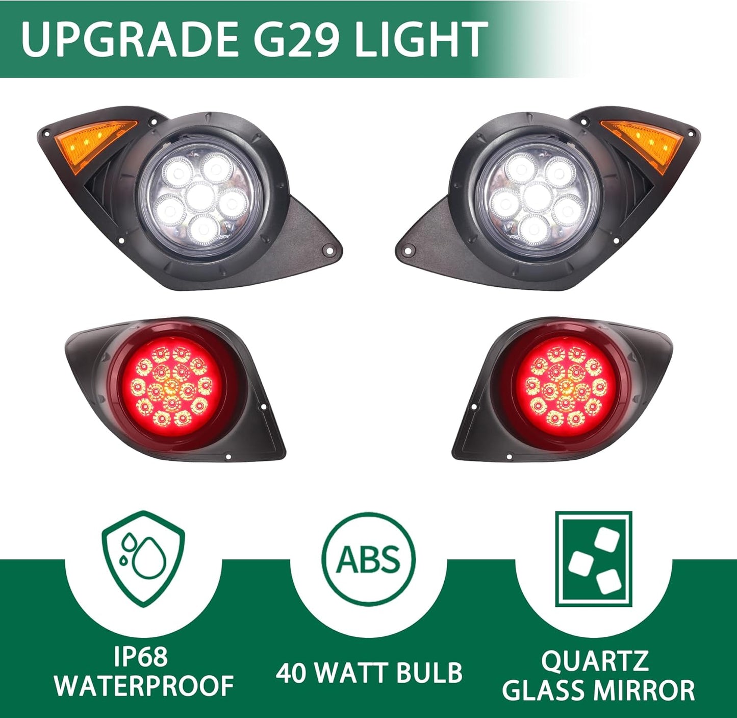 10L0L Golf Cart Light for Yamaha G29 Since 2007