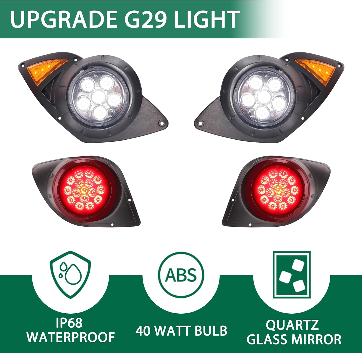 10L0L Golf Cart Light for Yamaha G29 Since 2007