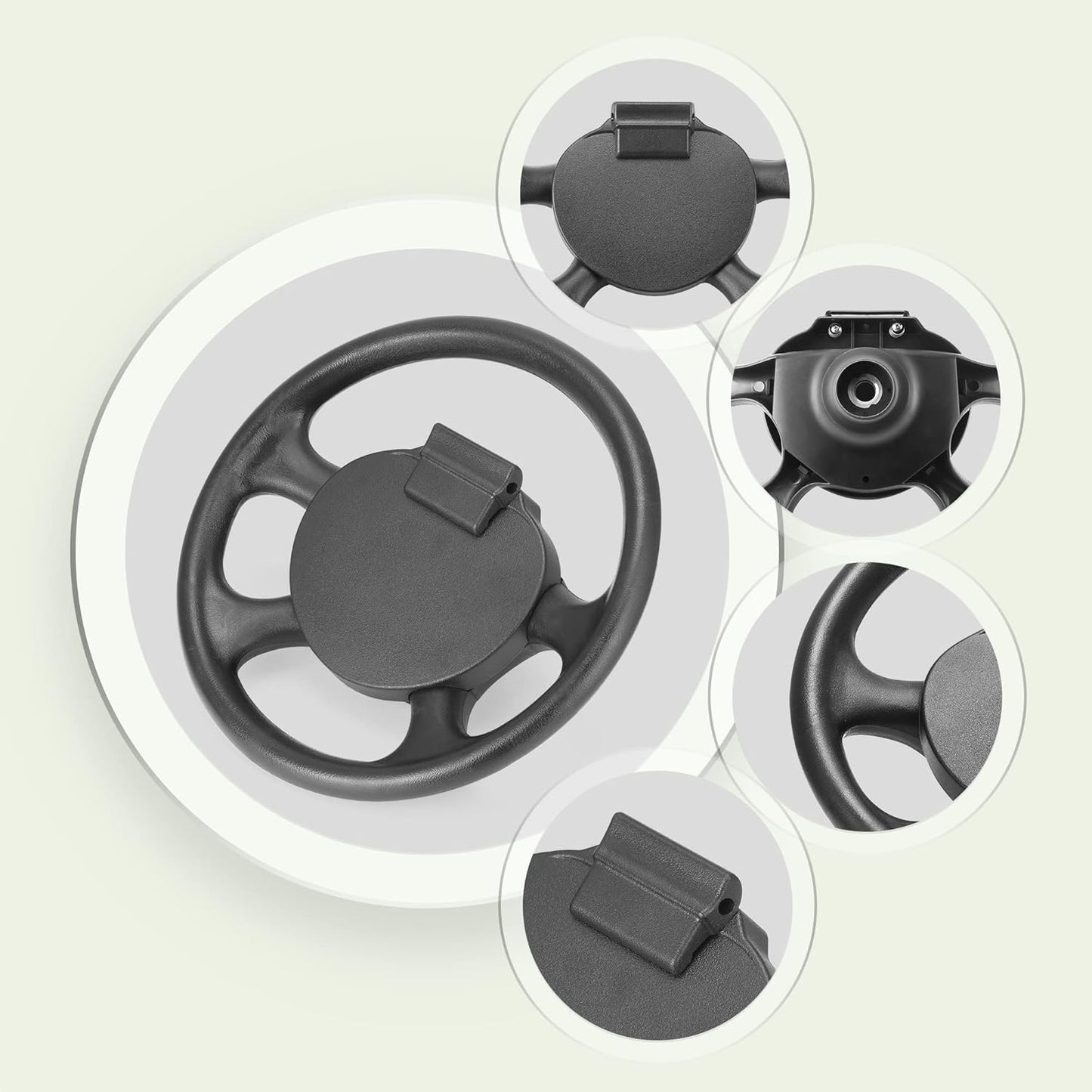 Club Car Precedent Golf Cart Steering Wheel