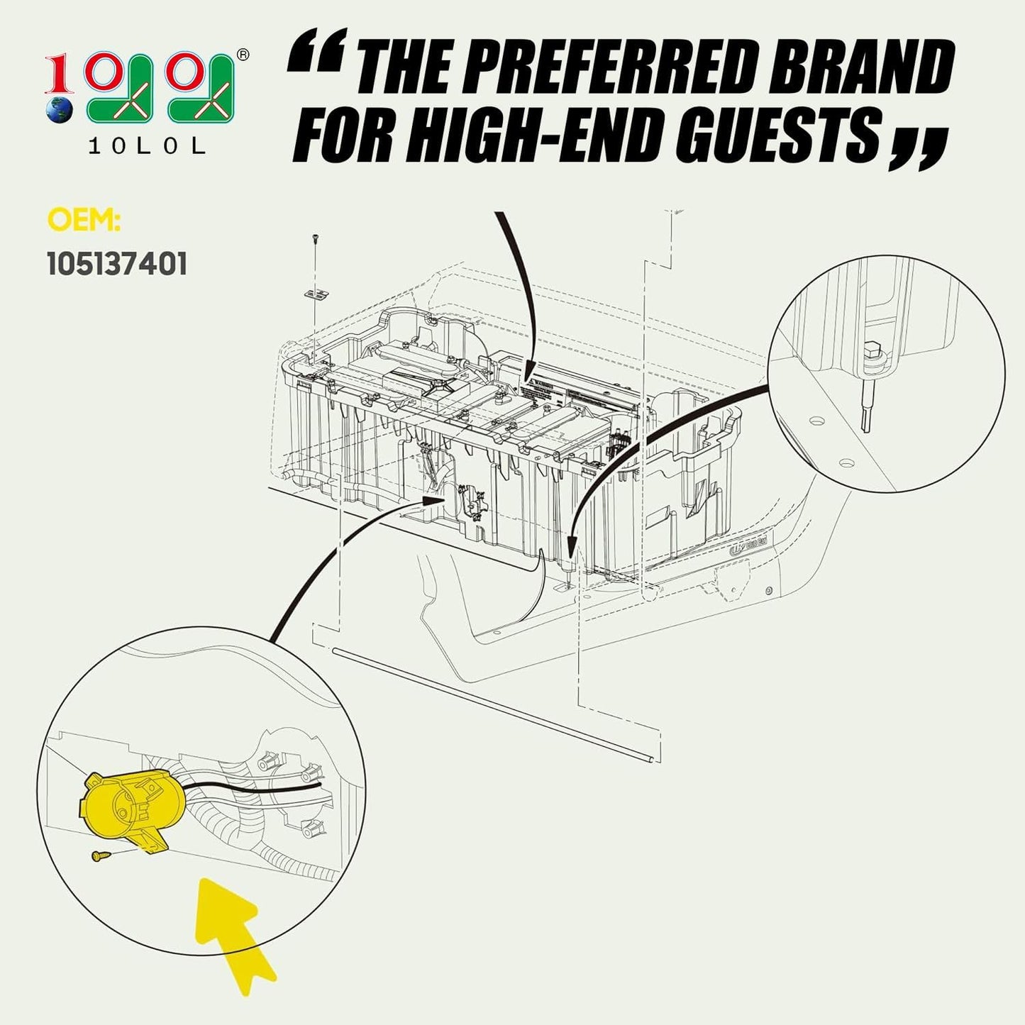 Golf Cart 48 Volts Charger DC Receptacle