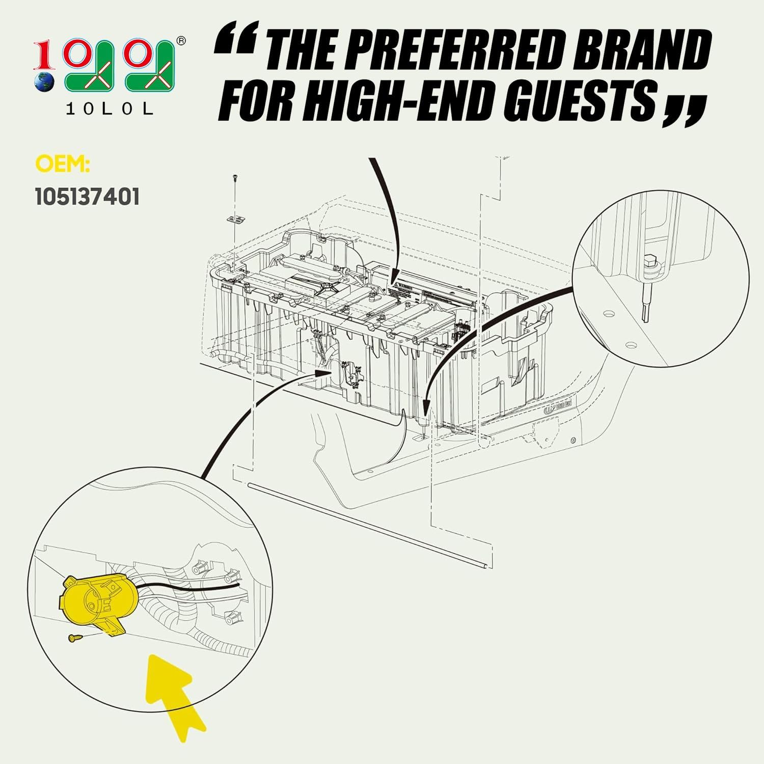 Golf Cart 48 Volts Charger DC Receptacle