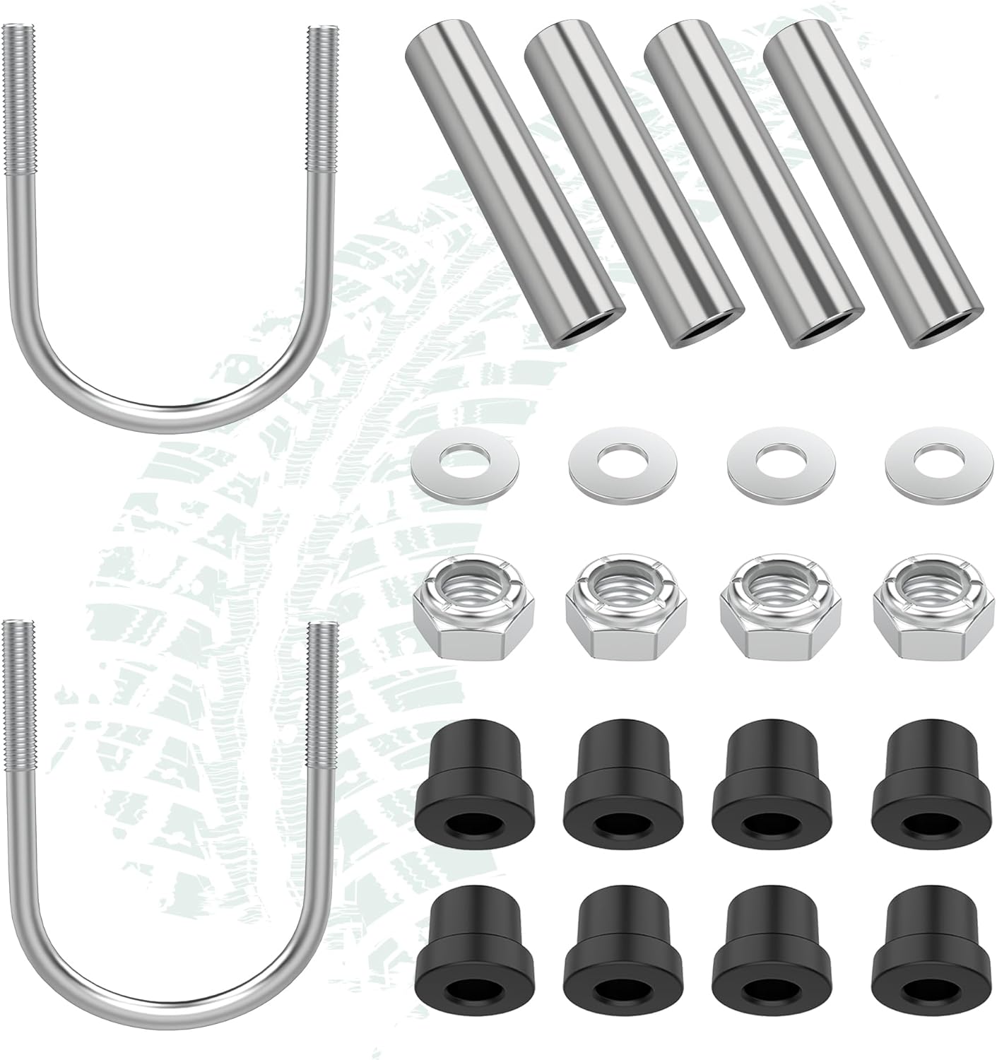 Golf Cart Rear Heavy Duty 4-Leaf Springs Kit