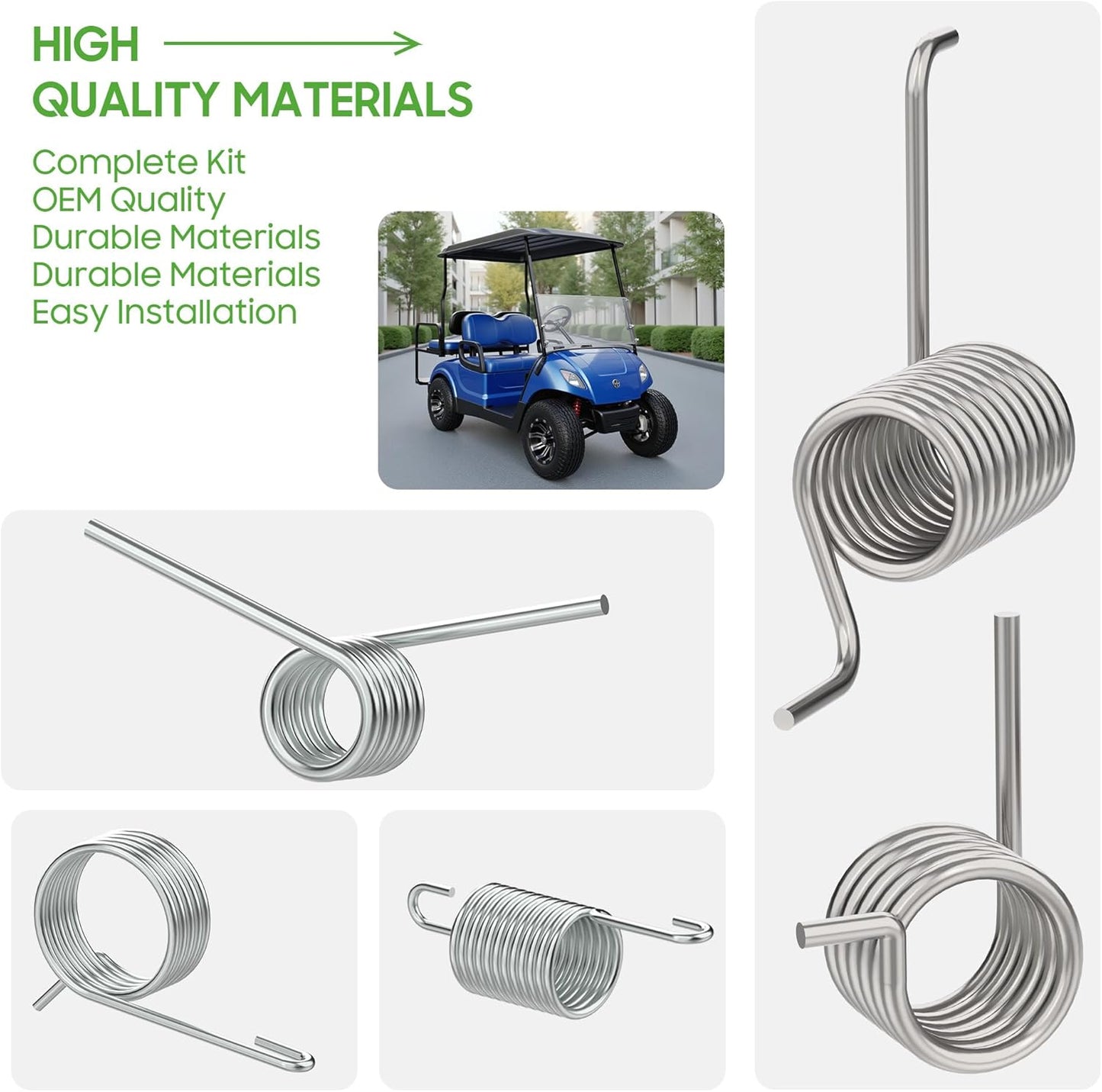 Golf Cart Brake Pedal Hook Spring Kit, Return Spring for Yamaha G29 Drive 2007-2012.5 - 10L0L