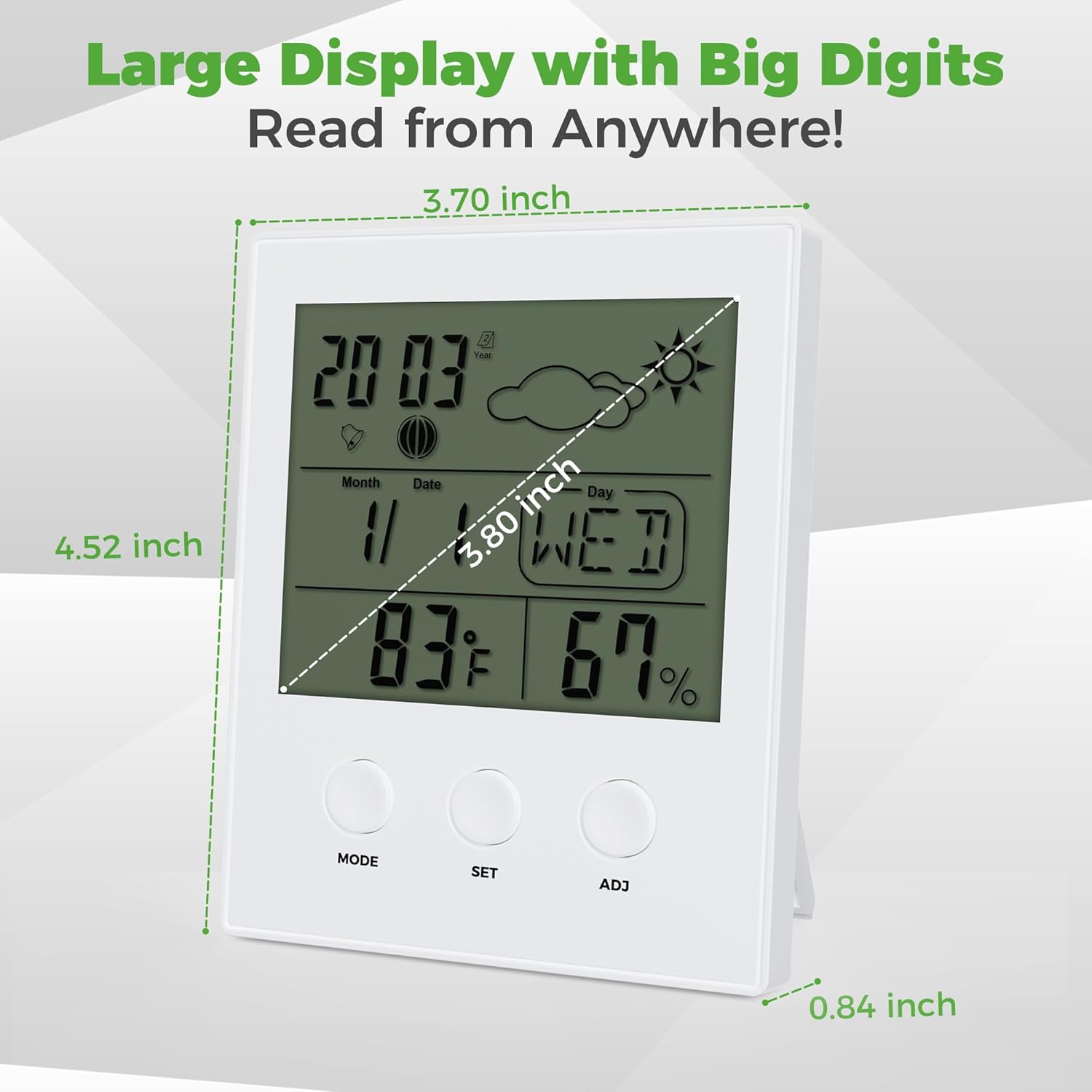 Large Display with Big Digits