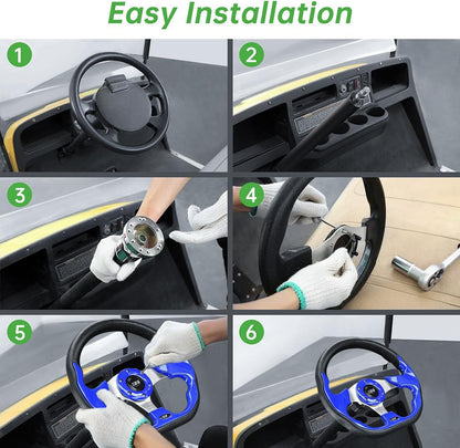 Golf Car Steering Wheel for EZGO Yamaha Club Car Various Models
