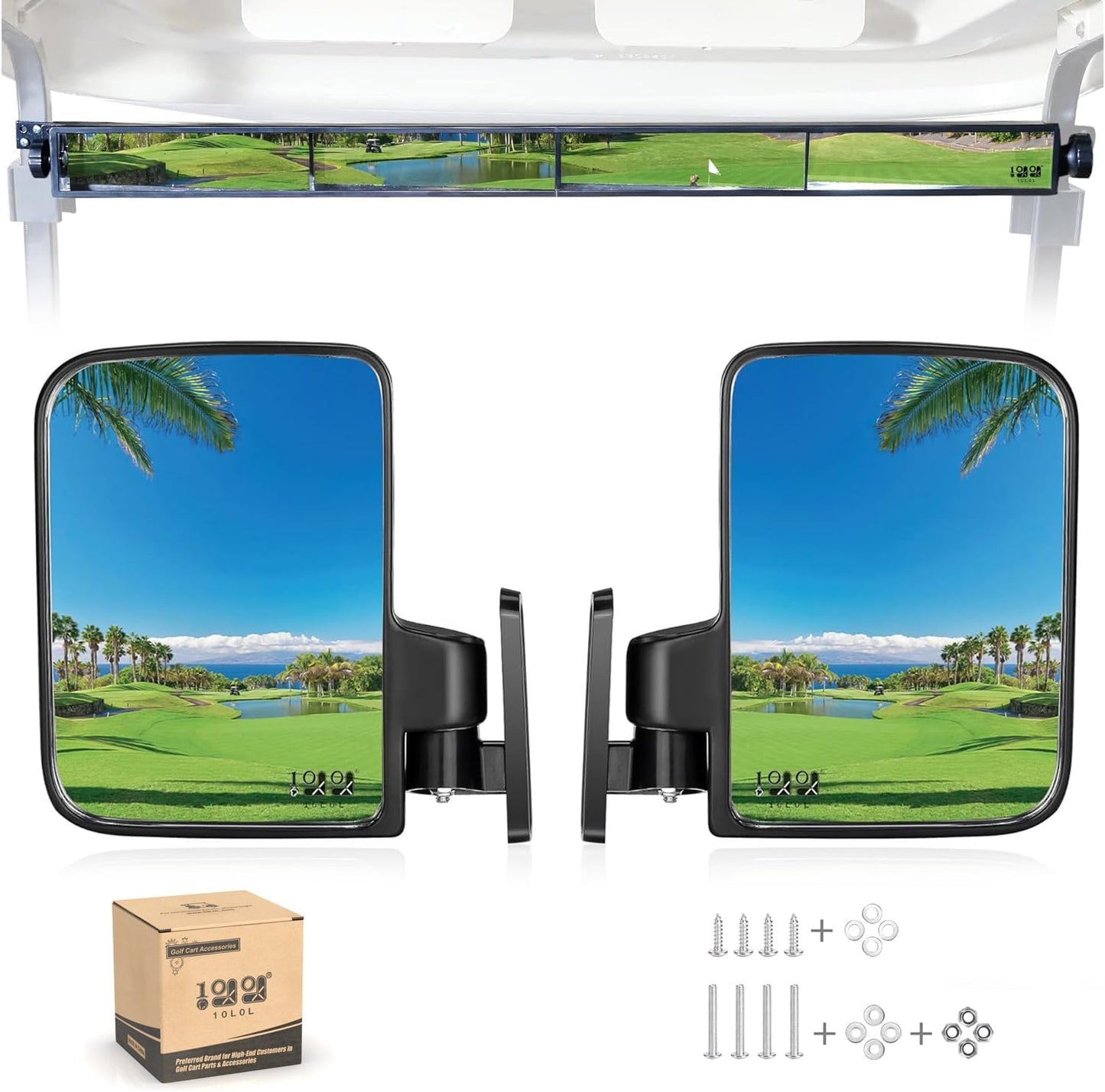 10L0L Golf Cart Side Mirror