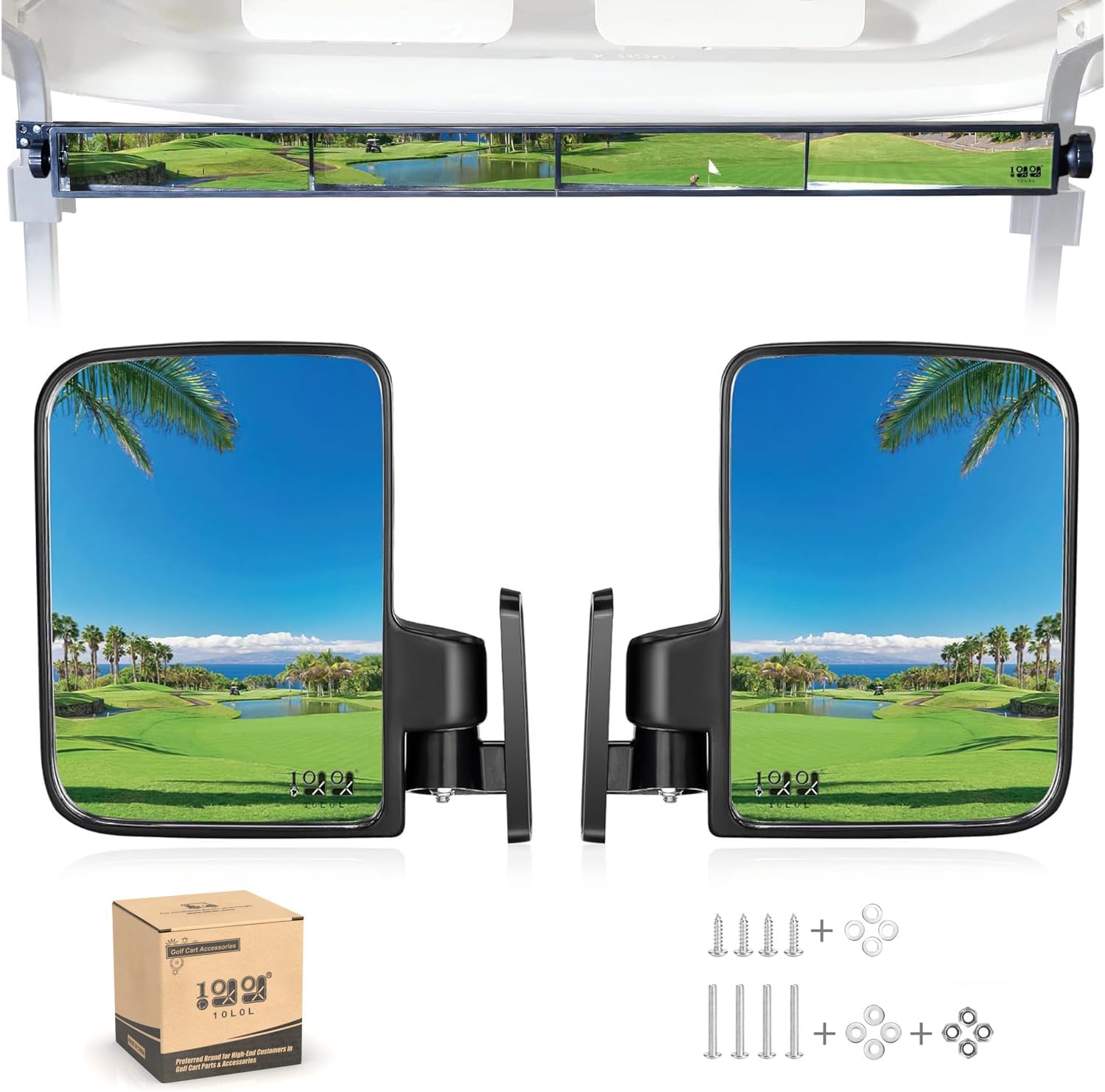 10L0L Golf Cart Side Mirror