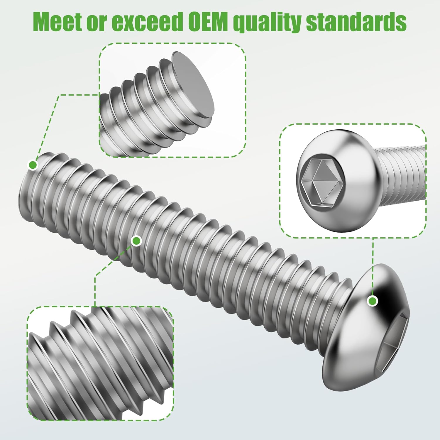 Meet or exceed OEM quality standards