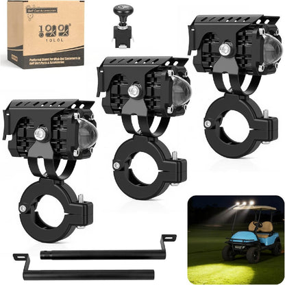 10L0L 5000 Lumens Universal Spot Flood LED Work Light Kit