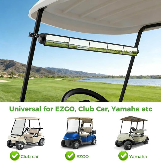 10L0L Universal Golf Cart 4/5 Panel Rear View Mirror