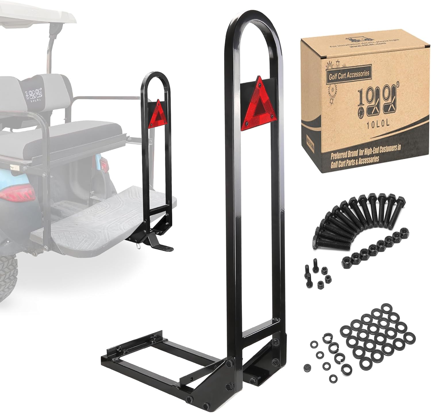 10L0L Universal Golf Cart Rear Safety Grab Bar