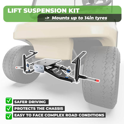10L0L 6" Double A-Arm Lift Kit for Club Car DS