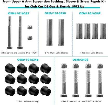 10L0L Golf Cart Front Upper A Arm Suspension Bushings