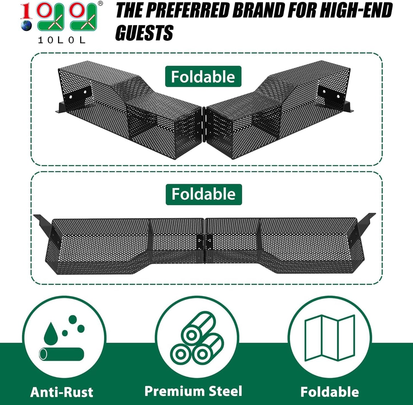 10L0L Golf Cart Inner Storage Utility Basket